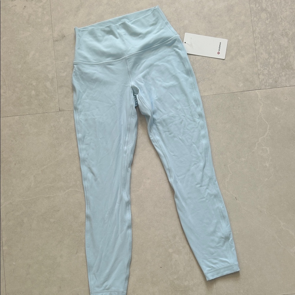NWT lululemon athletica Light Blue Leggings